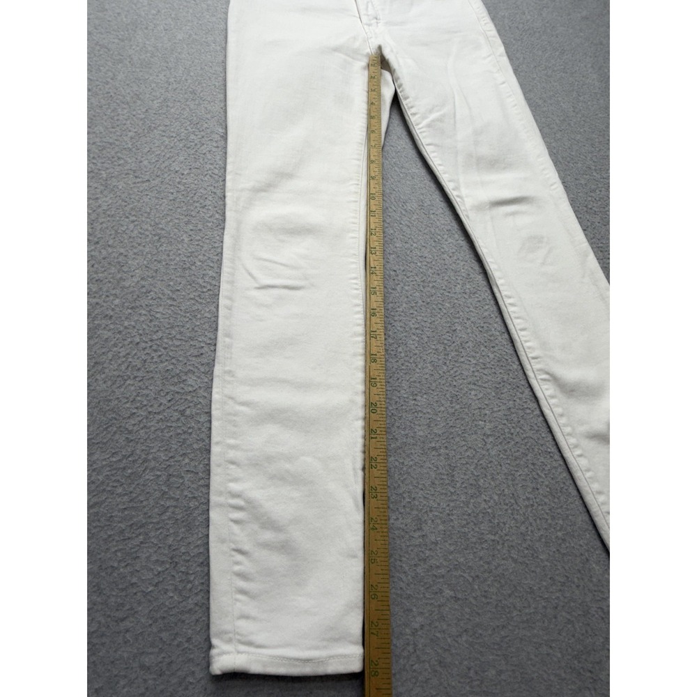 Madewell 9 Skinny Jeans Womens‎ 27x27 White Mid Rise Slim Stretch Denim H5769 - Picture 6 of 15